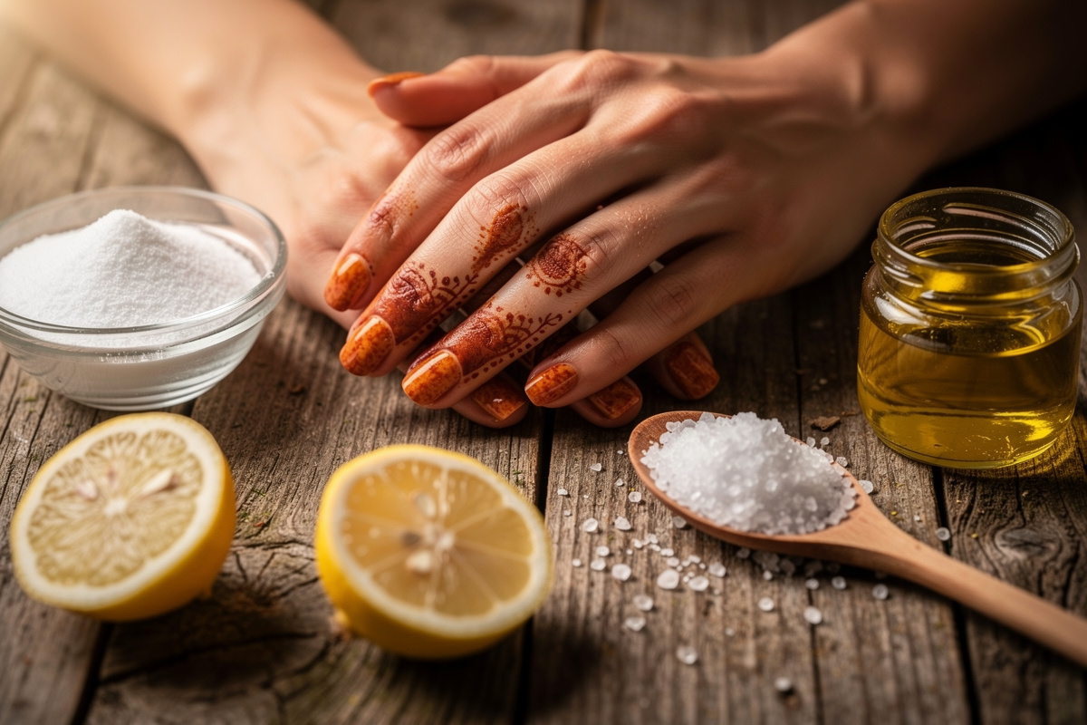 Comment enlever une tache de henné sur les ongles ?