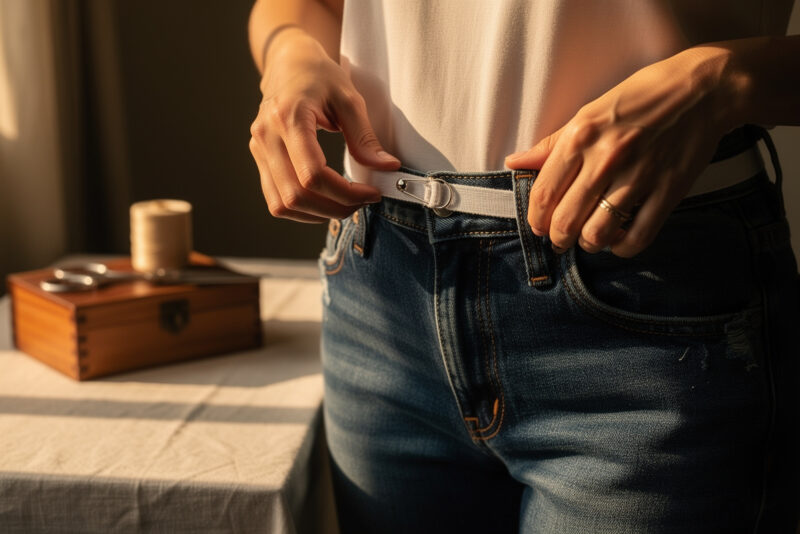 Comment resserrer un élastique de pantalon sans découdre