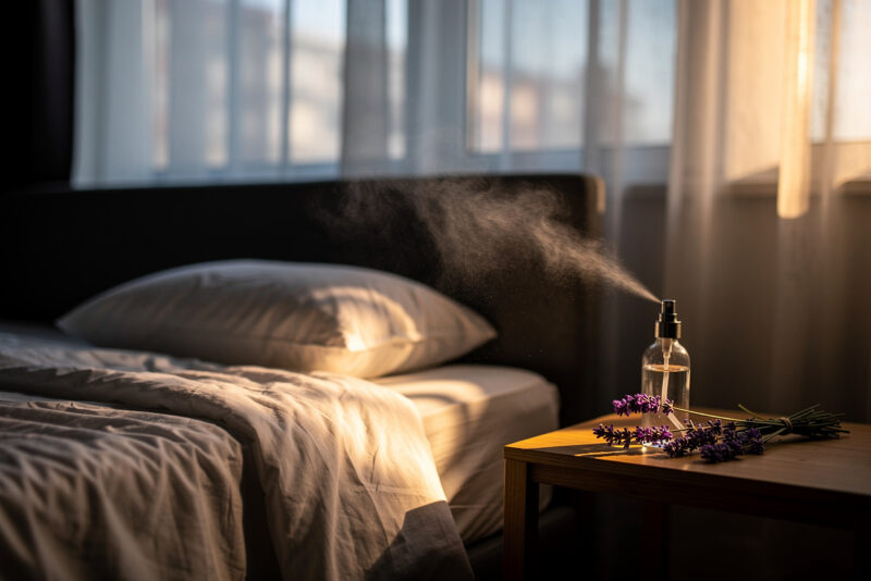 L'huile essentielle de lavande sur l'oreiller tache-t-elle les draps ?