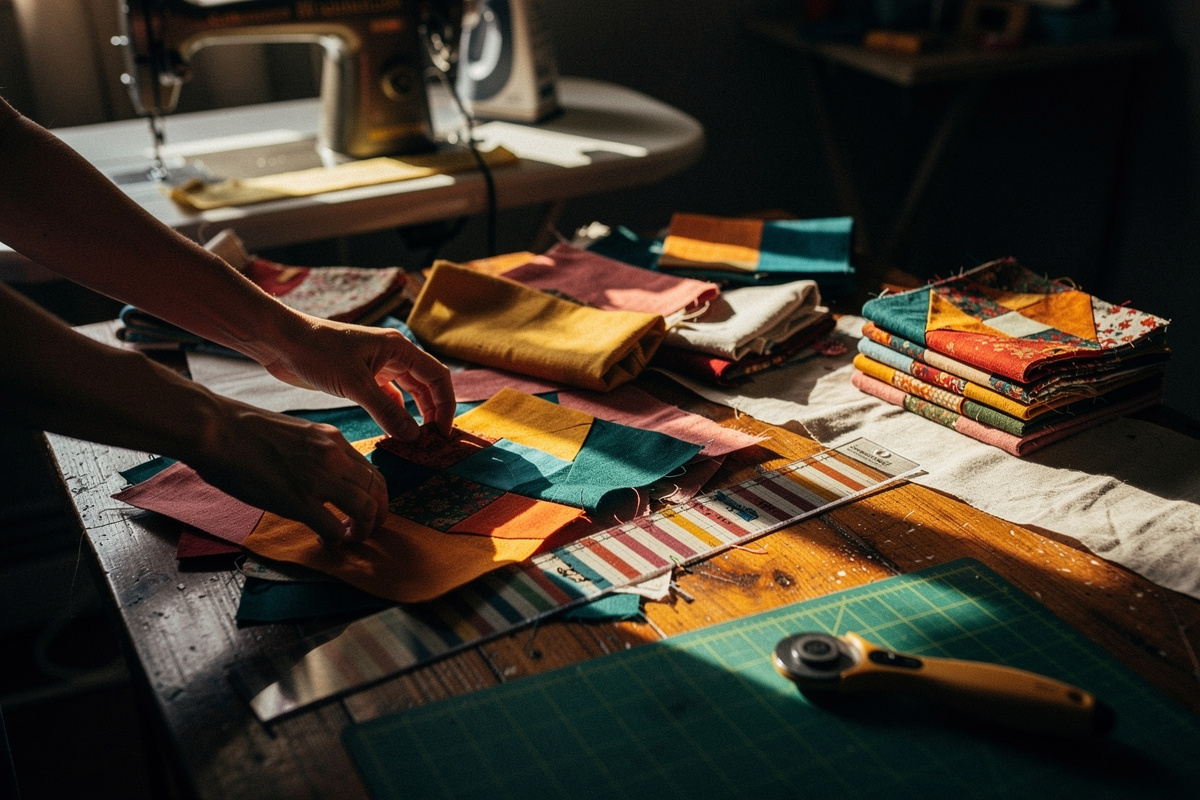 Comment faire un patchwork avec vos chutes de tissus